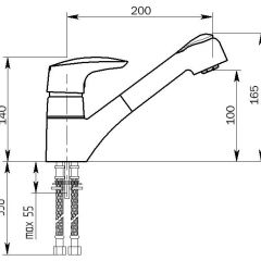 Смеситель MS-010 в Краснокамске - krasnokamsk.mebel24.online | фото 2