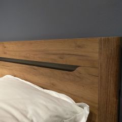 АФИНА Спальный гарнитур Дуб Крафт (модульная) в Краснокамске - krasnokamsk.mebel24.online | фото 4