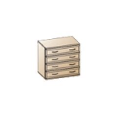 Спальня Карина композиция 5 (Акация Молдау) в Краснокамске - krasnokamsk.mebel24.online | фото 3