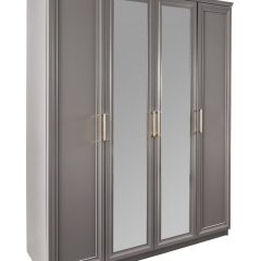 Спальня Мокко 4-х ств 1600 (серый камень) в Краснокамске - krasnokamsk.mebel24.online | фото 1