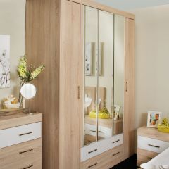 НИКА Спальный гарнитур (модульная) в Краснокамске - krasnokamsk.mebel24.online | фото 6