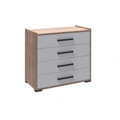 Спальня Соната Комод (Белый/Дуб крафт золотой) в Краснокамске - krasnokamsk.mebel24.online | фото