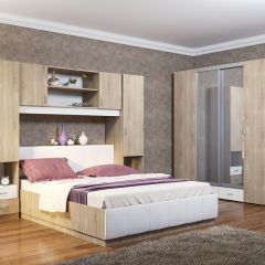 Спальный гарнитур Линда (модульный) в Краснокамске - krasnokamsk.mebel24.online | фото 2