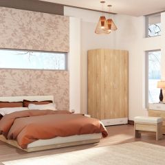 Спальный гарнитур Линда (модульный) в Краснокамске - krasnokamsk.mebel24.online | фото 3