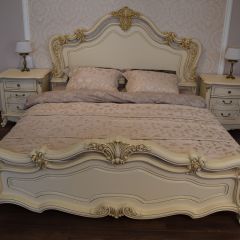 Спальный гарнитур Мона Лиза (крем) 1800 в Краснокамске - krasnokamsk.mebel24.online | фото 4