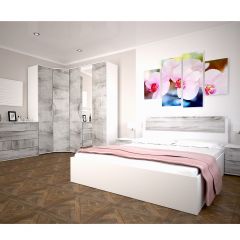 Спальный гарнитур Сорренто EVO (модульный) в Краснокамске - krasnokamsk.mebel24.online | фото 3