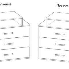 Спальный гарнитур Юнона (вариант-2) в Краснокамске - krasnokamsk.mebel24.online | фото 4