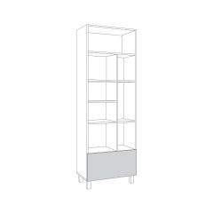 Стеллаж 13.148 Манхеттен в Краснокамске - krasnokamsk.mebel24.online | фото 2