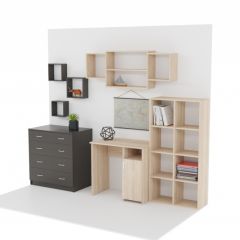 Стеллаж 8 секций (дуб сонома) в Краснокамске - krasnokamsk.mebel24.online | фото 5