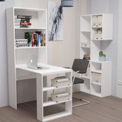 Стеллаж Элемент-1 (белый) в Краснокамске - krasnokamsk.mebel24.online | фото 4