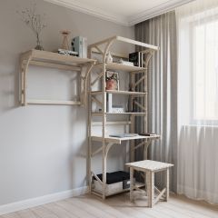 Стеллаж+стол Конструктор Арт.СRСт1-1 в Краснокамске - krasnokamsk.mebel24.online | фото 6