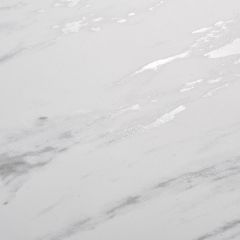 Стол BELLUNO 160 MARBLES KL-99 Белый мрамор матовый, итальянская керамика/ белый каркас, ®DISAUR в Краснокамске - krasnokamsk.mebel24.online | фото 9