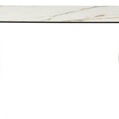 Стол BRONTE 220 KL-188 Контрастный мрамор матовый, итальянская керамика/ Шампань, ®DISAUR в Краснокамске - krasnokamsk.mebel24.online | фото 2
