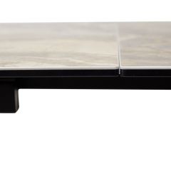 Стол IVAR 180 MARBLES KL-80 Серый мрамор, итальянская керамика, ®DISAUR в Краснокамске - krasnokamsk.mebel24.online | фото 2