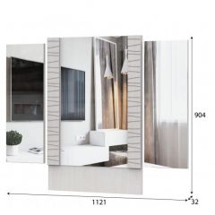 ГАММА 20 Стол туалетный + Зеркало (Серия №4) в Краснокамске - krasnokamsk.mebel24.online | фото 3