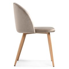 Стул на металлокаркасе Aldo beige / wood в Краснокамске - krasnokamsk.mebel24.online | фото 3