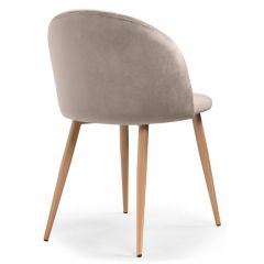 Стул на металлокаркасе Aldo beige / wood в Краснокамске - krasnokamsk.mebel24.online | фото 4