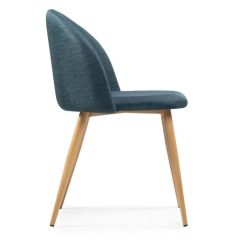 Стул на металлокаркасе Aldo blue / wood в Краснокамске - krasnokamsk.mebel24.online | фото 3