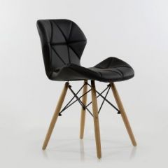 Стул Barneo N-42 Perfecto PU черный в Краснокамске - krasnokamsk.mebel24.online | фото 2