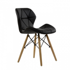 Стул Barneo N-42 Perfecto PU черный в Краснокамске - krasnokamsk.mebel24.online | фото
