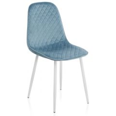 Стул на металлокаркасе Capri blue / white в Краснокамске - krasnokamsk.mebel24.online | фото 2