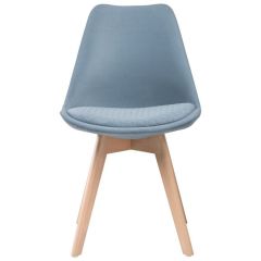 Стул деревянный Bonuss light blue / wood в Краснокамске - krasnokamsk.mebel24.online | фото 3