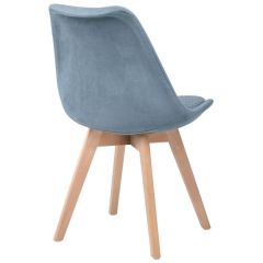 Стул деревянный Bonuss light blue / wood в Краснокамске - krasnokamsk.mebel24.online | фото 7