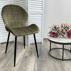 Стул FLOWER BLUVEL-77 ASH GREEN, велюр М-City в Краснокамске - krasnokamsk.mebel24.online | фото 6