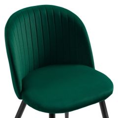 Стул на металлокаркасе Gabi 1 dark green / black в Краснокамске - krasnokamsk.mebel24.online | фото 5