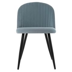 Стул на металлокаркасе Gabi 1 light blue / black в Краснокамске - krasnokamsk.mebel24.online | фото 3