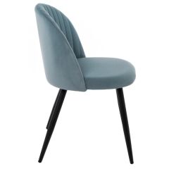 Стул на металлокаркасе Gabi 1 light blue / black в Краснокамске - krasnokamsk.mebel24.online | фото 4