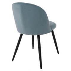 Стул на металлокаркасе Gabi 1 light blue / black в Краснокамске - krasnokamsk.mebel24.online | фото 5