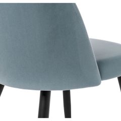 Стул на металлокаркасе Gabi 1 light blue / black в Краснокамске - krasnokamsk.mebel24.online | фото 8