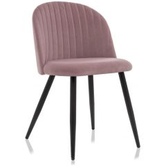 Стул на металлокаркасе Gabi 1 light purple / black в Краснокамске - krasnokamsk.mebel24.online | фото 1