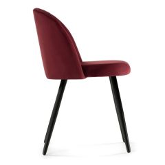 Стул на металлокаркасе Gabi 1 wine red / black в Краснокамске - krasnokamsk.mebel24.online | фото 2