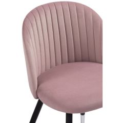 Стул на металлокаркасе Gabi light purple / black в Краснокамске - krasnokamsk.mebel24.online | фото 5