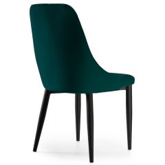 Стул на металлокаркасе Kora green / black в Краснокамске - krasnokamsk.mebel24.online | фото 4