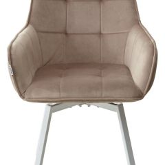 Стул MAVERICK 360 град. поворот. BLUVEL-40 BEIGE/ белый каркас, М-City в Краснокамске - krasnokamsk.mebel24.online | фото 7