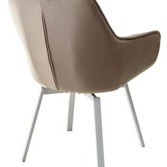 Стул MAVERICK 360 град. поворот. BLUVEL-40 BEIGE/ белый каркас, М-City в Краснокамске - krasnokamsk.mebel24.online | фото 9