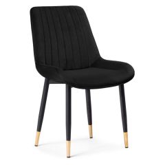 Стул на металлокаркасе Seda 1 black / gold / black в Краснокамске - krasnokamsk.mebel24.online | фото