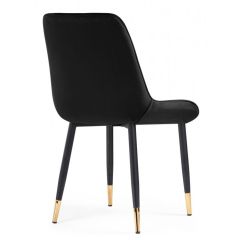 Стул на металлокаркасе Seda 1 black / gold / black в Краснокамске - krasnokamsk.mebel24.online | фото 5