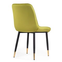 Стул на металлокаркасе Seda 1 khaki / gold / black в Краснокамске - krasnokamsk.mebel24.online | фото 6