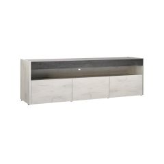 Тумба под ТВ 13.272 (Дуб Белый CRAFT, Интра) в Краснокамске - krasnokamsk.mebel24.online | фото