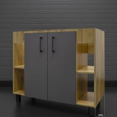 Тумба под умывальник "Фостер 100" Craft без ящика Домино (DCr2205T) в Краснокамске - krasnokamsk.mebel24.online | фото 6