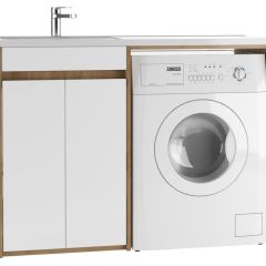 Тумба под умывальник "Magenta 120" лев/прав без ящика Домино (DD4213T) в Краснокамске - krasnokamsk.mebel24.online | фото 5