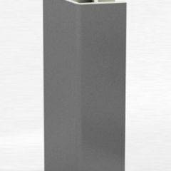 Угловое соединение для цоколя 135 гр. h150 мм (Алюминий, Белый, Черный, Сономаый) в Краснокамске - krasnokamsk.mebel24.online | фото