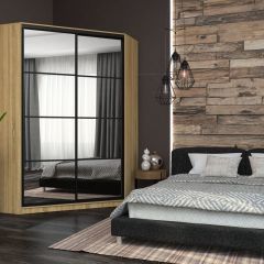 Угловой шкаф-купе Лофт (Дуб Сонома) в Краснокамске - krasnokamsk.mebel24.online | фото 7