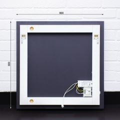 Зеркало Минск 800х800 с подсветкой Домино (GL7040Z) в Краснокамске - krasnokamsk.mebel24.online | фото 5