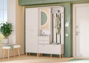 АФИНА Прихожая (модульная) кашемир серый в Краснокамске - krasnokamsk.mebel24.online | фото 1