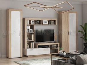 Ангара Пенал (Белый глянец/Сонома) в Краснокамске - krasnokamsk.mebel24.online | фото 3
